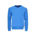 Wessi - Saks Mavi Desensiz Bisiklet Yaka Sweatshirt