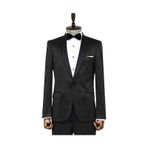 Wessi Şal Yaka Slim Fit Siyah Erkek Smokin Ceket