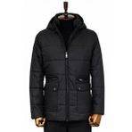 Wessi Slim Fit Kapüşonlu Siyah Erkek Şişme Mont