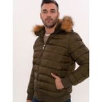 Wessi Slim Fit Kapüşonlu Yeşil Erkek Şişme Mont - 50