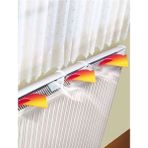 West Home Isıfan Kalorifer Petek Başlığı 75-140 cm Arası Çift Yönlü Isı Yönlendirici 5 Adet