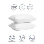 West Home Lüks Preminyum Boncuk Silikon Elyaf Yastık 2'li (800 GR 50X70CM)