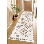 West Home Makinede Yıkanabilir Kaymaz Taban Leke Tutmaz Modernkesme Yolluk Mutfak Yolluk Halı Yolluk - 180 x 280 cm - Renkli