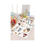 West Home Oyun Halısı Makinede Yıkanabilir Kaymaz Taban Leke Tutmaz Antibakteriyel Çocuk Odası Halısı Wh 505 White Beyaz
