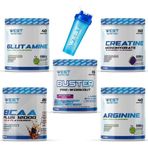 West Nutrition Bcaa Preworkout L-Arjinin L-Glutamin Kreatin Monohidrat Paketi