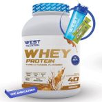 West Nutrition Whey Protein Tozu 1200 gr 40 Servis Aroma Seçenekli - Vanilya & Karamel