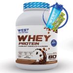 West Nutrition Whey Protein Tozu 2400 gr 80 Servis Aroma Seçenekli - Fındıklı Çikolata