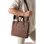 West Polo 6078 Unisex Ince Evrak/laptop Çantası - Taba