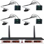 West Sound Tm 304Y Uhf Band Dörtlü Telsiz Yaka Mikrofon Seti