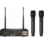 Westa Ten, A Kalite Uhf Kablosuz Mikrofon Seti 2 Adet El Mikrofon Okul Etkinlik Sahne Organizasyon Mikrofon Seti - 000-Siyah