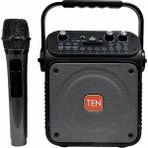 Westa Ten,5'' Taşınabilir Rehber Anfi + Kablosuz El Mikrofonlu | Bluetooth’lu Mevlüt ve Organizasyon Ses Sistemi - Siyah
