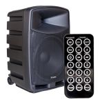 Westa WAP-12505 300 W 12 2 Yollu 2 El Telsiz Mikrofonlu Bluetooth Özellikli Şarjlı Aktif Kabin Hoparlör