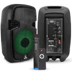 Westa WAP-8053E 20 cm 100W Anfi El Mikrofonlu Ledli Hoparlör