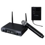Westa WM-202HT 1 Alıcı + 1 El Mikrofonu +1 Yaka (Lavalier) Kablosuz Uhf Mikrofon Seti - Seçenek