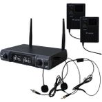 Westa WM-202T 1 Alıcı + 2 Yaka (Lavalier) Kablosuz Uhf Mikrofon Seti - Seçenek