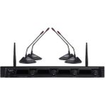 Westa WM-404C - 4 Kanal Uhf Kablosuz Masa Mikrofon Seti