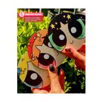 westartic Powerpuff Girls - Blossom - Bubbles - Buttercup 3’lü Bardak Altlığı