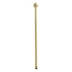 Westbrass 1/2 "IPS x 36" Flanşlı Tavana Monte Duş Kolu, Parlak Pirinç, D3636A-01