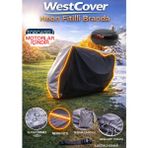 WestCover Arora Mojito Pro S Topcaseli (Siyah-Gri Üstlü Neon Fitilli) Su Geçirmez Motorsiklet Brandası