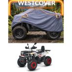 WestCover Kuba MX220 Uyumlu Neon Fitilli Suni Deri Atv Brandası,çadırı