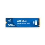 Western Digital WD Blue SN580 NVMe SSD 500 GB (PCIe Gen4 x4, 4.000 MB/s'ye kadar okuma, M.2 2280, nCache 4.0 teknolojisi) mavi