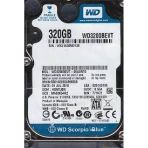 Western Dıgıtal Wd3200bevt 2.5" 320Gb 5400Rpm 8Mb Sata Notebook Hdd Yenilenmiş Ürün