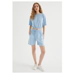 WESTMARK LONDON Kadın Mavi Regular Fit Crop Alt ve Üst Takım