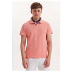 WESTMARK LONDON Pembe Polo Yaka Havlu Kumaş Pamuklu Regular Fit Erkek T-shirt Breeze