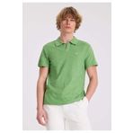 WESTMARK LONDON Yeşil Polo Yaka Organik Pamuklu Havlu Kumaş Regular Fit Erkek T-Shirt BREEZE TOWELLING