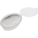 Westmark rende, ince, paslanmaz çelik/plastik, Technicus-Square style/size, paslanmaz çelik, Muskatreibe, 9.6 x 6.7 cm