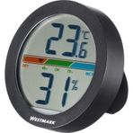 Westmark Termometre + Higrometre - Şarap Mahzenlerinde, Seralarda veya Buzdolaplarında Nem ve Sıcaklığı Doğru Ölçmek İçin İdealdir - LED Ekran