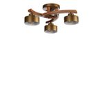 Weston Üçlü Naturel Metal Başlıklı Plofonyer Avize