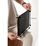 Westpolo Vegan Deri Unisex Laptop, Evrak Çantası - Siyah - Tek Ebat