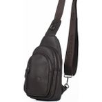 Westpolo West Polo Kahverengi Unisex Body Bag Çarpraz Ve Gögüs Omuz Askılı Çanta 90999
