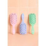 Wet Brush Go Green Paddle Detangler Kalın Telli Saçlar Için Geniş Saç Fırçası Pembe