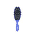 Wet Brush Tedavi Fırçası - Mor, Özel Bakım - Tüm Saç Tipleri - Spa Tedavisi Dökülmeyi ve Kırılmayı Azaltmaya Yardımcı Olur - Erkekler, Kadınlar, Erkek ve Kız Çocukları için Ağrısız Tarak