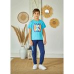 Weweus Erdem Weweus Mavi Erkek Çocuk Pijama Takımı 815 - 4 Yaş