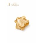 Weweus Yıldız Gold Parlak Sarı Metal Mini Premium Mandal Toka