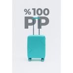 Wexta PP820-SH31 Triangle Mint Yeşil Büyük Boy Valiz - 350Turkuaz