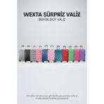 Wexta Valiz - BÜYÜK BOY - Karışık Renk ve Model