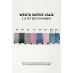 Wexta Valiz - Büyük Boy ve Kabin Boy 2'li Set - Karışık Renk ve Model - BÜYÜK & KABİN