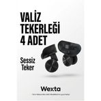 Wexta Valiz Tekerleği Çift Teker 01 4 Adet