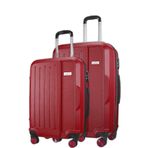 Wexta WX210 Bordo Orta ve Büyük Boy 2'li Valiz Seti