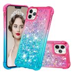 WFCKPQF iPhone 11 Pro Max ile uyumlu, sıvı parıltılı kılıf, kadın silikon cep telefonu kılıfı, parlak taşlar, sıvı, çizilmeye karşı dayanıklı, şeffaf, sert kapak, tampon, iPhone 11 Pro Max ile uyumlu