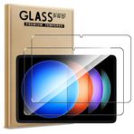 WFTE [Xiaomi Pad 6S Pro 12.4 için 2'li Paket Ekran Koruyucu, Çizilmez, Yüksek Şeffaflık, Parmak İzi, Kabarcıksız, Tozsuz Premium Ekran Koruyucu Temperli Cam Xiaomi Pad 6S Pro 12.4 için