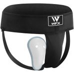 WFX Boks Kickboks ve MMA Dövüş için Kasık Koruması Muay Thai Karın Ayarlanabilir Fikir Yarışması Kasık Koruyucu Jockstrap Tekvando Karate Antrenman İç Çamaşırı Dövüş Sanatları Jiu Jitsu BJJ (L)