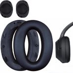 WH-1000XM2 gürültü yalıtımlı yedek kulak yastığı, Sony WH1000XM2 ile uyumlu, gürültü önleyici kablosuz kulak üstü kulaklık, siyah