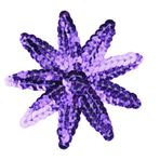 Whakano 10 adet simli dokuz köşeli yıldız payetli işlemeli yama, dikmek için, 8 cm, dikiş el işi aksesuarı, elbise, ceket, kot kıyafet, sırt çantaları, hediye kutusu, kendin yap başlık dekorasyonu, koyu mor