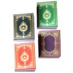 WHAMVOX 4 Bebek Evi Kitap 1/12 Ölçekli Aksesuarlar Küçük İncil Için Minyatür Kitaplar Ingilizce Kutsal Incil Dini Iyilik Dini Minik Kitaplar Çocuk Kağıt Kutsal Kitap Klasik