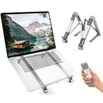 Whardeeg Magic X1, Mini 3'ü 1 Arada Çok Fonksiyonlu Dizüstü Bilgisayar Standı, Cep Boyutu Ayarlanabilir Stand, Telefonunuza, Tabletinize ve Dizüstü Bilgisayarınıza (16 '' ve Altında), Çok Açılı